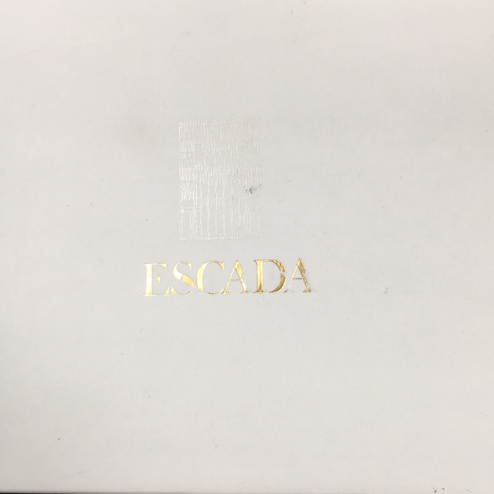 NWB ESCADA Denim Gold Heels Wowsa!!! - Picture 15 of 15